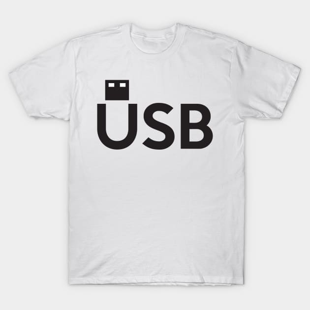 USB T-Shirt by AnotherOne